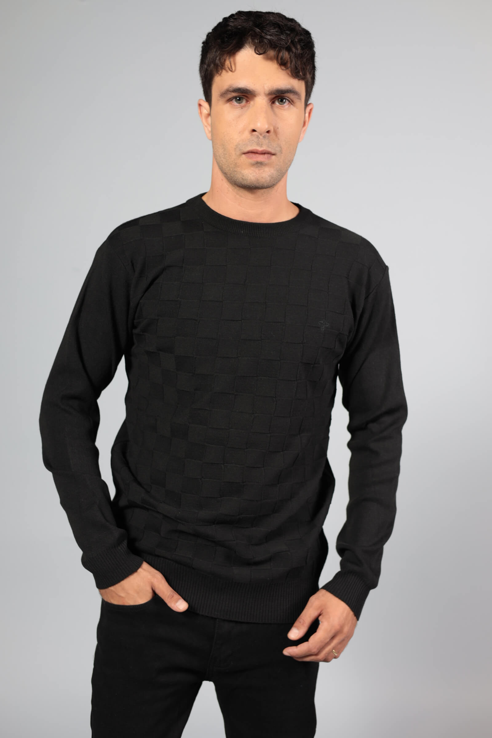 סריג קוביות שחור